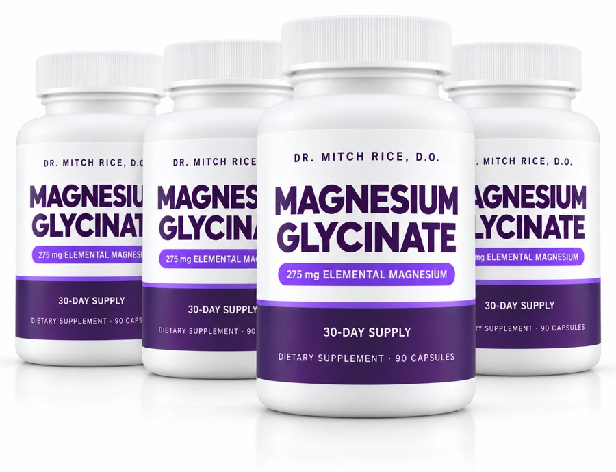 4 bottles of Magnesium Glycinate